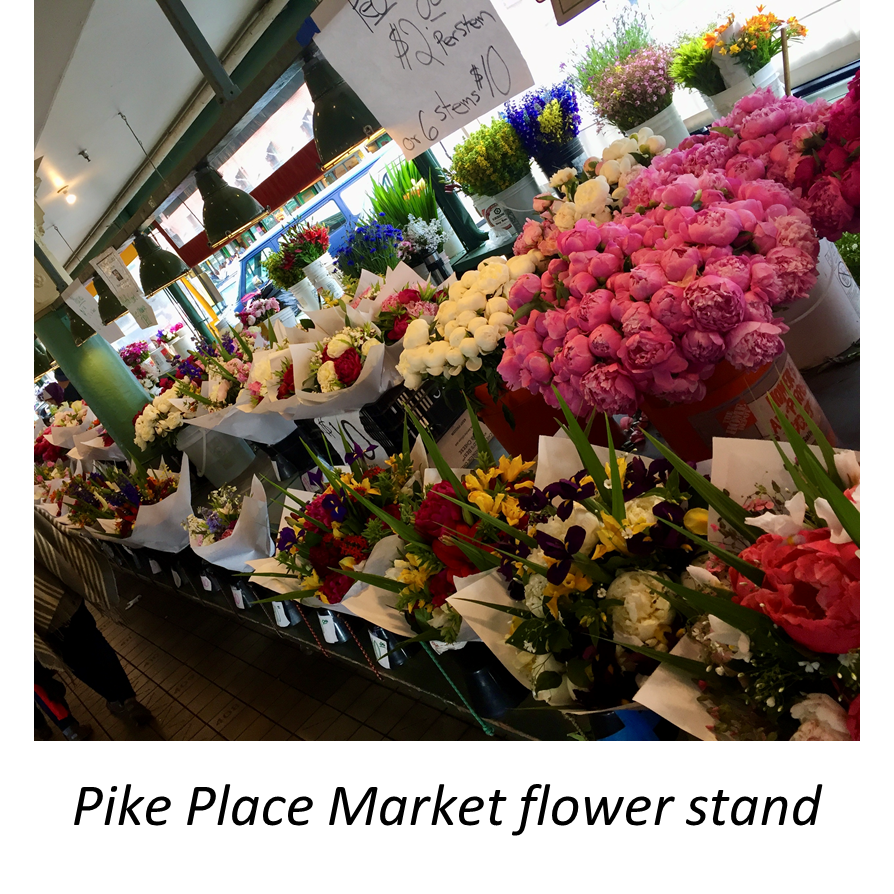 Pike Place Market Flower Stand
