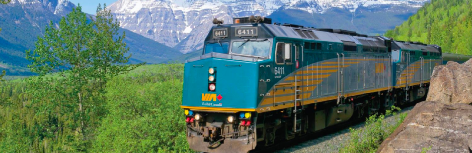 Canadian Rockies by train